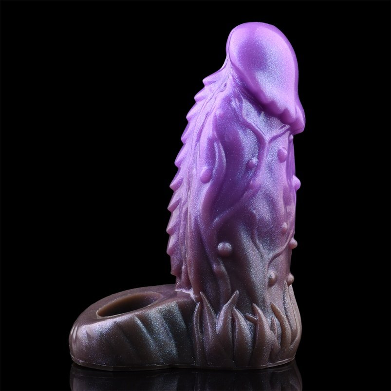 Paarse Siliconen Micropenis– Bionische Verlenging voor Maximale Controle en Verbeterde Stijfheid - Afbeelding 9