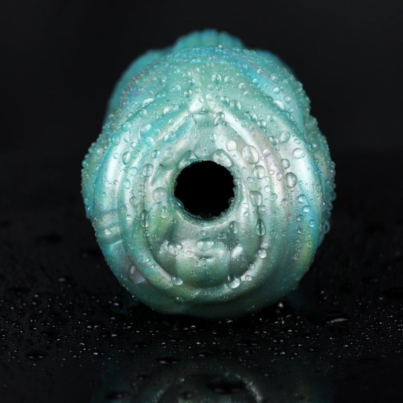 Fantasievolle Blauwgroene Pocket Pussy – Realistische Siliconen Voor Intense Masturbatie Pijpen Sensatie - Afbeelding 3