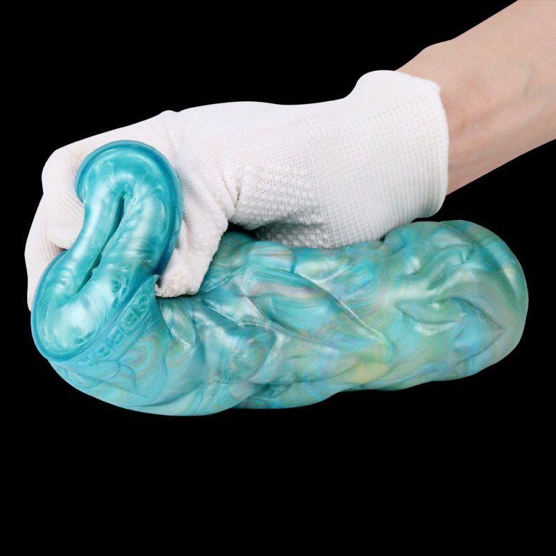 Fantasievolle Blauwgroene Pocket Pussy – Realistische Siliconen Voor Intense Masturbatie Pijpen Sensatie - Afbeelding 6