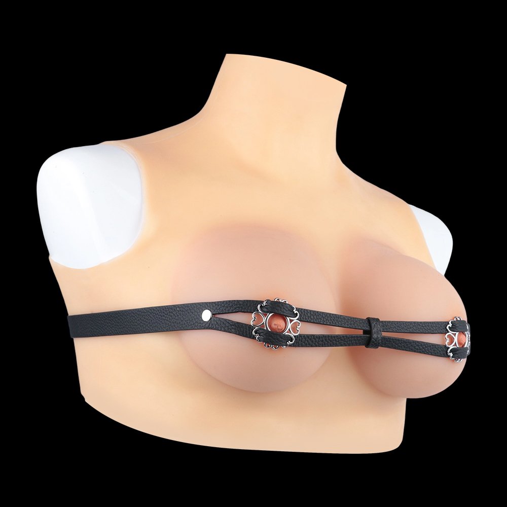 Vintage Gegraveerde Nipple Clamp – BDSM Verleiding Onder Zachte Controle - Afbeelding 3