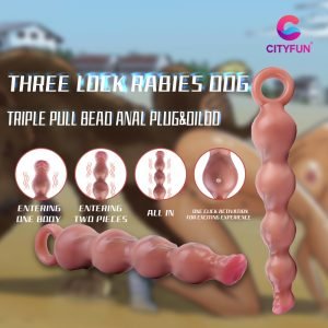 Vibrerende Anal Beads Buttplug Fantasie Dildo – Siliconen Seksspeeltje voor Mannen en Vrouwen