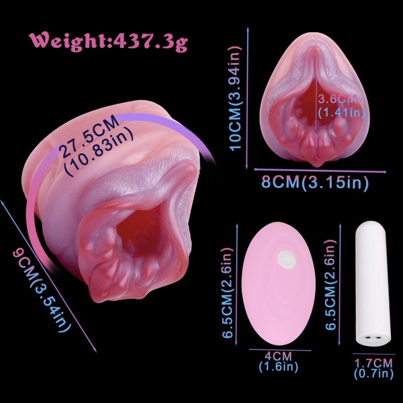 Realistische Siliconen Antilope Pocket Pussy – Masturbator voor Intense Pijpen en Intieme Beleving - Afbeelding 13