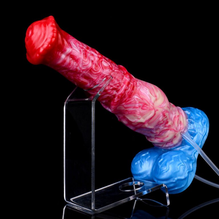 Fantasievolle Spuitende Horsedildo met Zuignap – Siliconen Vaginale Expansiespeeltje voor Vrouwen