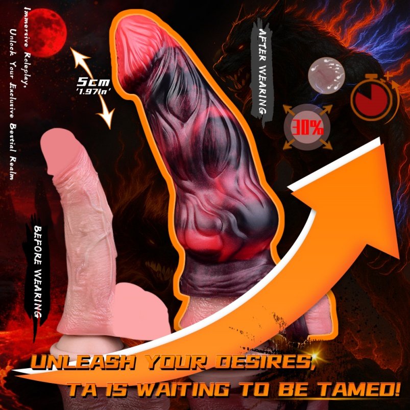 Vibrerende Penissleevemicropenis met Penisrinf – Silicone Cock Sleeve voor Micropenis en Intens Genot - Afbeelding 3