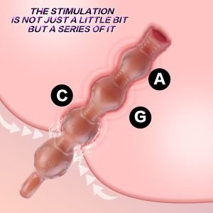 Siliconen Drievoudige Anal Beads Buttplug Vibrator – Vrouwelijke Vaginale Masturbatie Speeltje