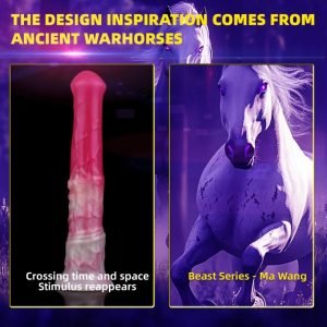 Roze Fantasie Horse Dildo Anal Plug met Zuignap – Realistische Textuur en G-Punt Stimulerende Seksspeeltjes voor Vrouwen