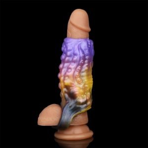 Fantasie Octopus 5 inch Piemels Penisrinf – Spiraalstructuur voor Intense Mannenstimulatie en Micropenis
