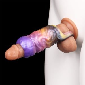 Fantasie Pompoenkop Micropenis – 5 Inch Siliconen Penisverlenger voor Piemels