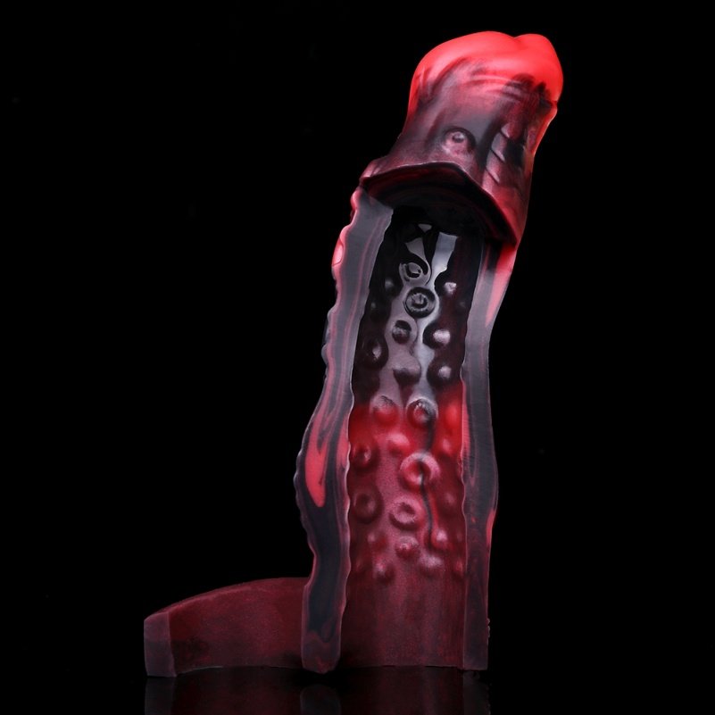 Siliconen Zeemonster Vibrator Cock Sleeve – G-spot Stimulatie & Piemelverlenging in Één - Afbeelding 7