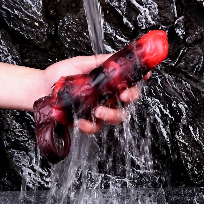 Siliconen Zeemonster Vibrator Cock Sleeve – G-spot Stimulatie & Piemelverlenging in Één - Afbeelding 9