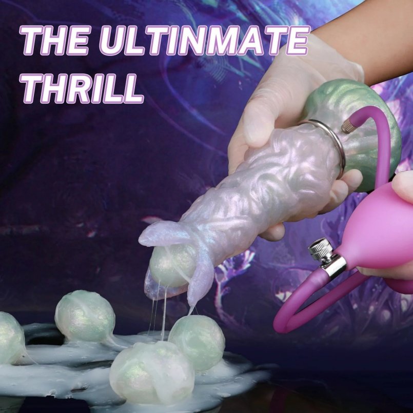 Realistische Ovipositor Buttplug – Anal Dildo met Ejaculatie en Monstercock Design