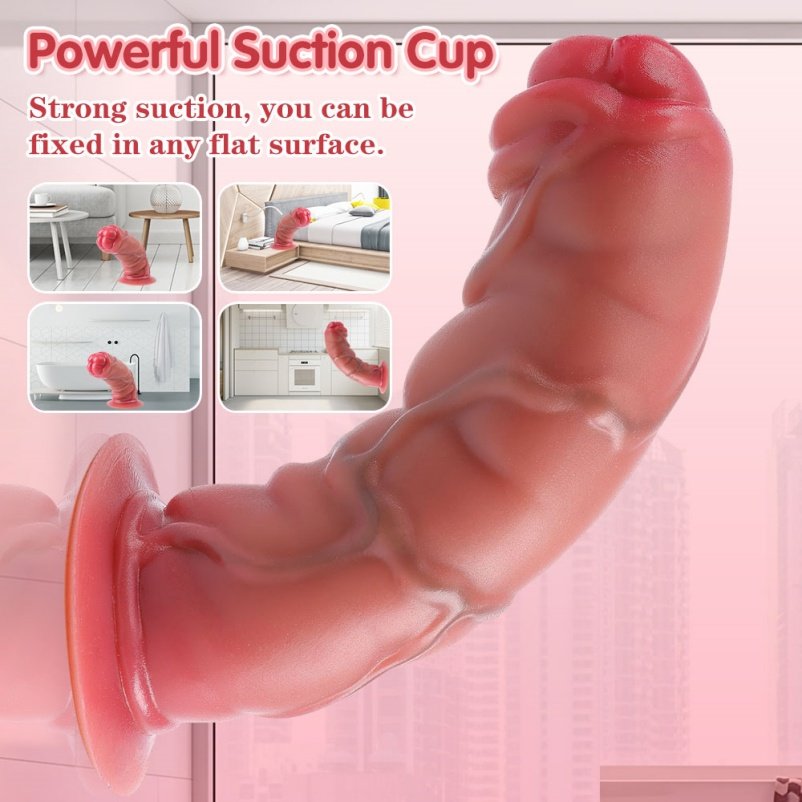 Fantasie Siliconen Dildo met Anaalplug – G-Spot Stimulatie voor Diep Vaginale Lustontwaking - Afbeelding 6