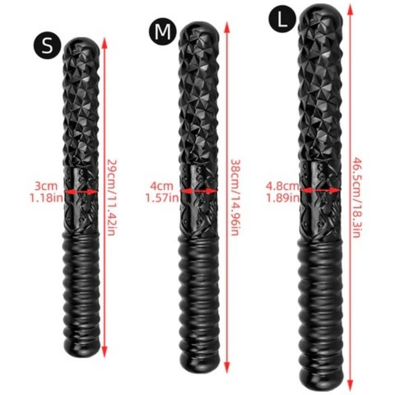Fantasie Zwarte Siliconen Dubbele Dildo – Anal Seksspeeltje voor Lesbische Vrouwen - Afbeelding 9