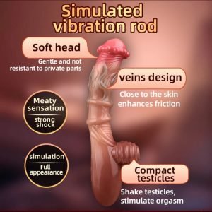 Slimme Fantasie Vibrerende Anal Dildo – G-Spot & Anale Stimulatie Monstercock voor Intense Sensaties