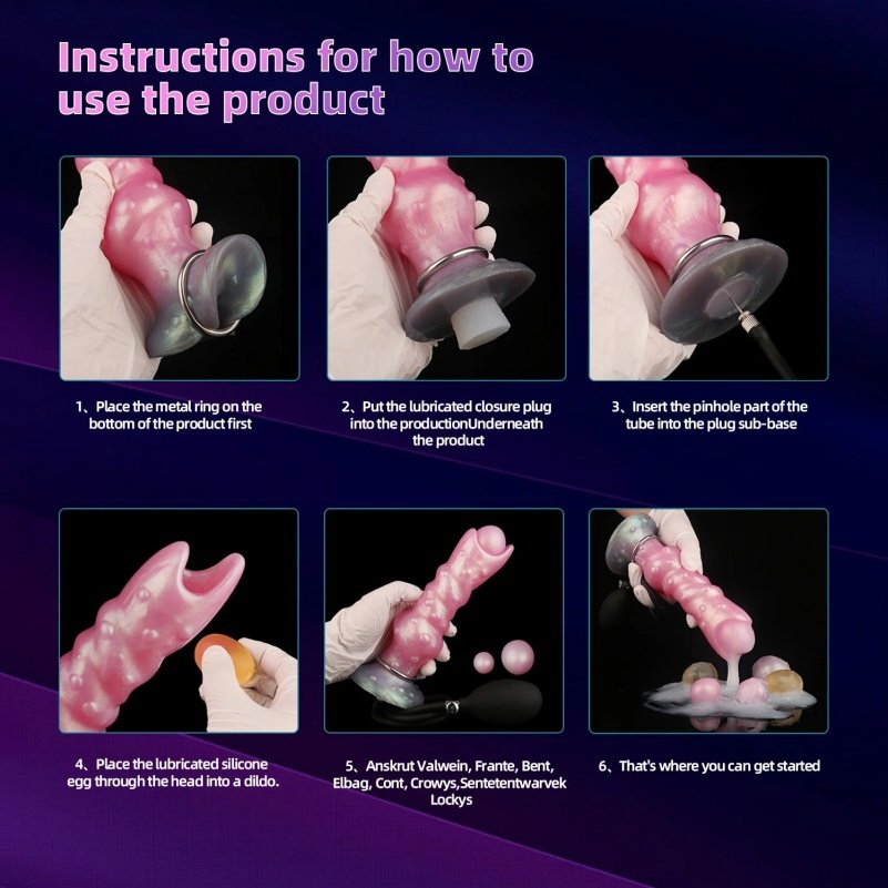 Fantasie Hondenstijl Ovipositor Buttplug Dildo – Spiraalvormige Siliconen Masturbator voor Vrouwen - Afbeelding 2