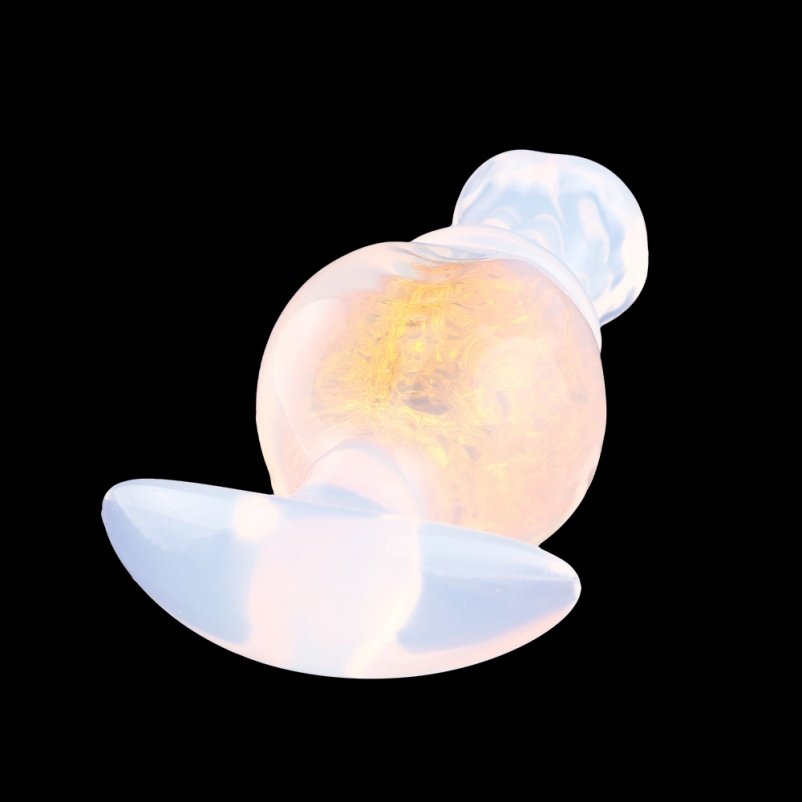 Fantasie Horse Anal Dildo met Glazen Bol – Siliconen Monstercock Buttplug met Lichtgevende Ankerbasis - Afbeelding 2