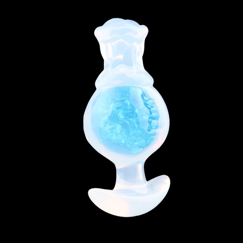 Fantasie Horse Anal Dildo met Glazen Bol – Siliconen Monstercock Buttplug met Lichtgevende Ankerbasis - Afbeelding 3