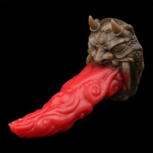 Fantasie Demon Anal Dildo Drakenvorm – Rode Siliconen Zuignap Seksspeeltje voor Vrouwen