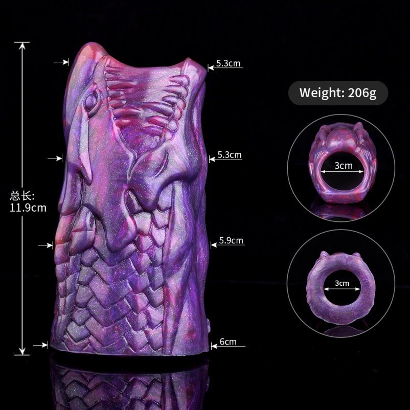 Biomimetische Draakmond Siliconen Micropenis– Precieze Pasvorm voor Vertraagde Orgasmecontrole - Afbeelding 11