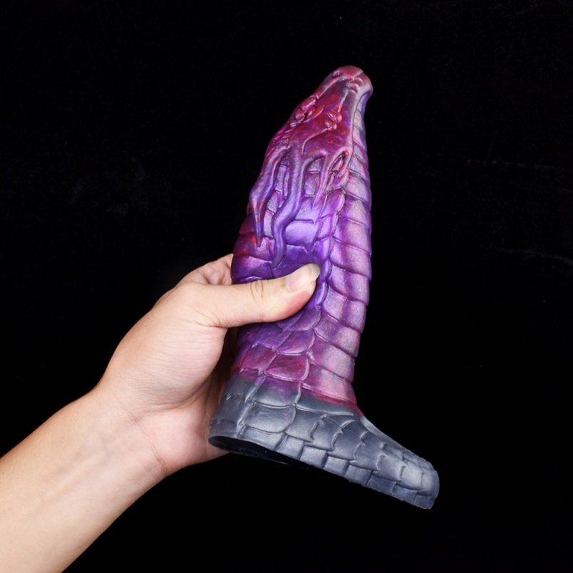 Fantasie 6 Inch Draak Micropenis Hulsel – Paarse Siliconen Penisverlenging voor Mannen - Afbeelding 11