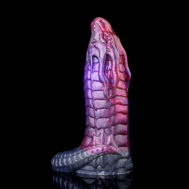 Fantasie 6 Inch Draak Micropenis Hulsel – Paarse Siliconen Penisverlenging voor Mannen - Afbeelding 4