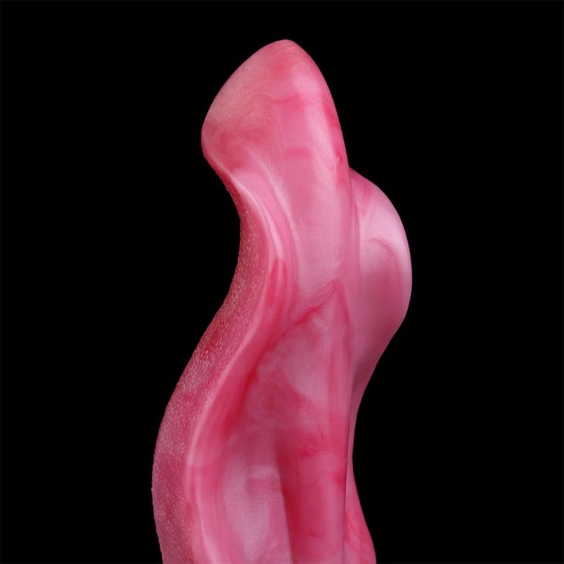 Fantasie Monstercock Dog Dildo – Vurige Rode Siliconen G-spot en Anale Stimulator voor Intense Beleving - Afbeelding 5