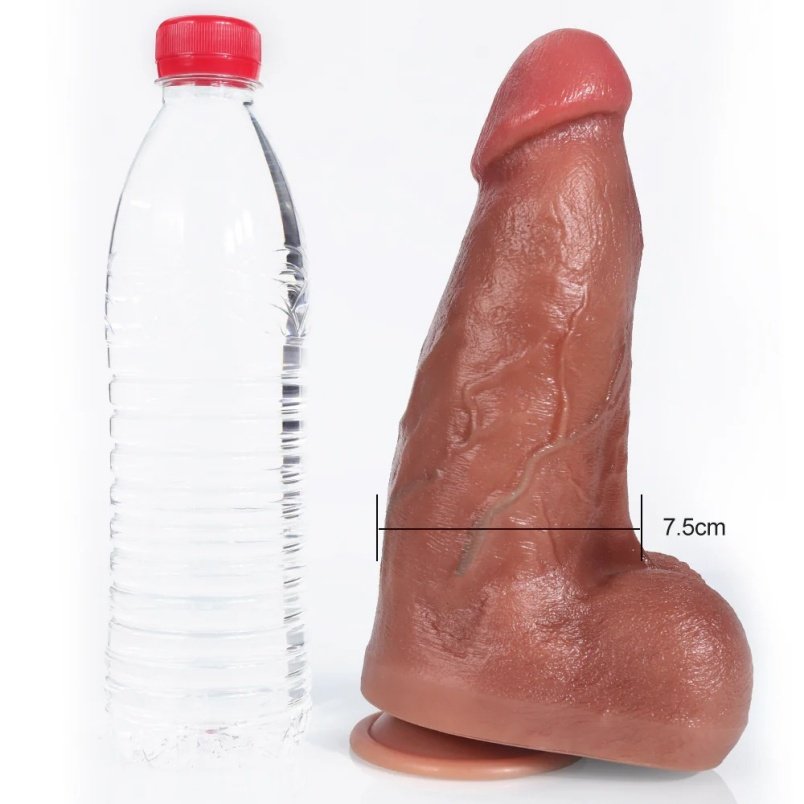 Monstercock Strap-On Fisting Anal Dildo – Realistische Siliconen Big Buttplug met Zuignap - Afbeelding 6