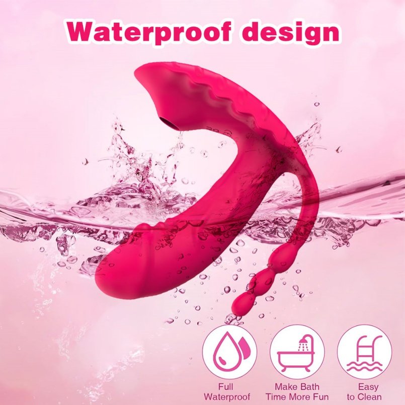 Fantasie Vibrerende Dildo Buttplug met Trokkenparels – Ankerstructuur voor Dubbele Stimulatie bij Vrouwen - Afbeelding 9