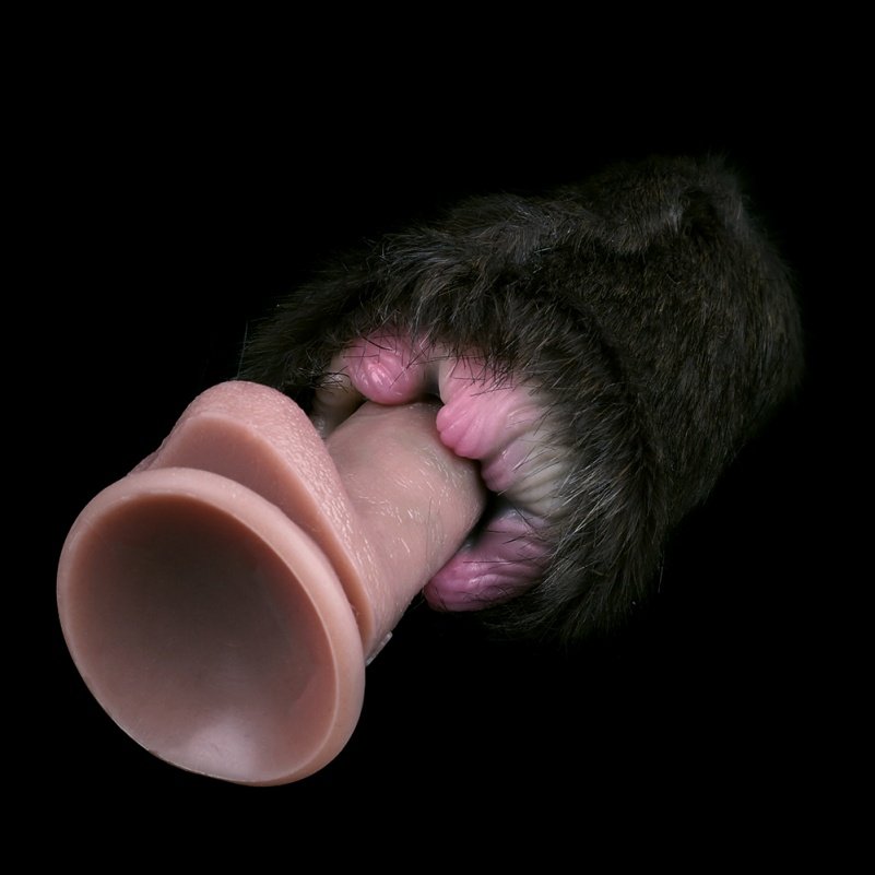 Dierlijke Fantasie Pocket Pussi Masturbator - Inbrengbare Siliconen Stimulator Met Realistische Haargeladen Ontwerpen - Afbeelding 2