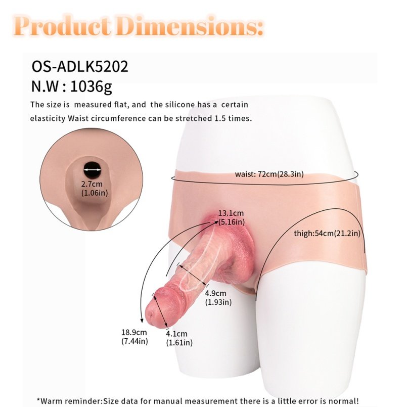 Draagbare Vlezige Siliconen Micropenis Slip – Sekshulpmiddel ter Verbetering van Mannelijke ED - Afbeelding 12