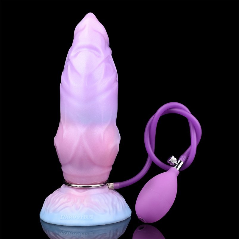 Fantasie Siliconen Opblaasbare Monstercock - Vrouwelijke Masturbatie Expansie en Stimulerende Sensaties - Afbeelding 10