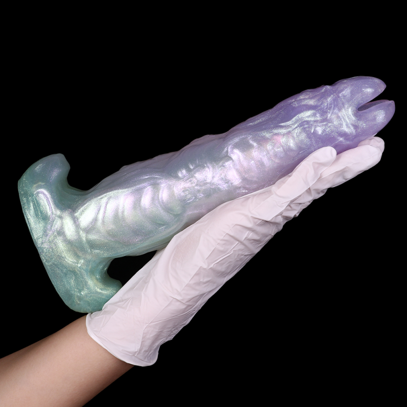 Ankerbasis Siliconen Fantasy Dragon Dildoe Ovipositor – Roze uitzetbare G-spot Stimulator voor Vrouwen - Afbeelding 9