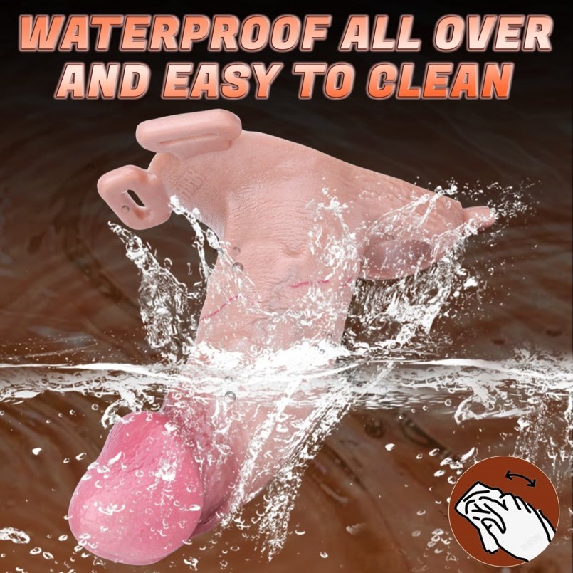 Draagbare Realistische Siliconen Micropenis & Penisrinf – 6 Inch, Erectieverbetering voor ED - Afbeelding 6