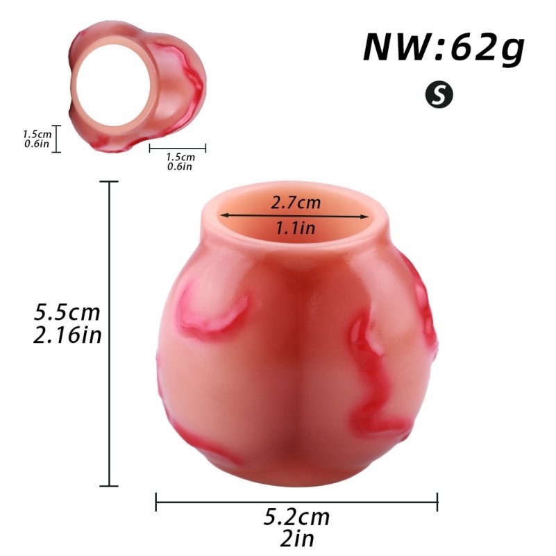 Fantasie hondenstijl micropenis met vergrendelring – Siliconen penisverlenging voor mannelijke versterking - Afbeelding 10