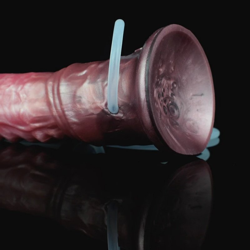 Realistische Roze Siliconen Squirt Horse Dildo – Monstercock met Zuignap voor Vaginale en Anale Genotsbeleving - Afbeelding 4