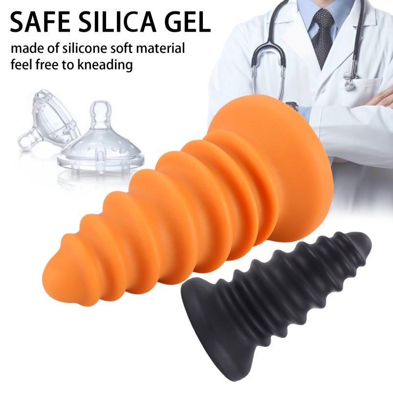 Extra Grote Spiraalschroef Buttplug Fantasie Dragon Dildoe – Helixvormige Anale Pleziertool - Afbeelding 3