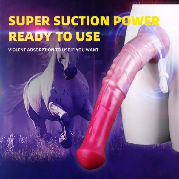 Roze Siliconen Fantasie Horsedildo met Squirten – Inbrengbaar Speeltje voor Vaginale Climax
