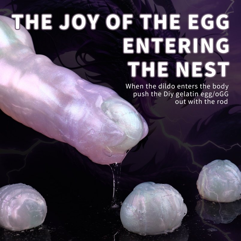 Fantasie Roze Ovipositor Dildo van Siliconen – Haar Vaginale Masturbatietool voor Plaatselijke Uitzetting - Afbeelding 9