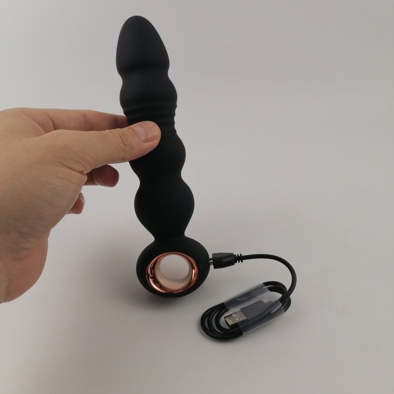Waterdichte Siliconen Anal Beads Buttplug Vibrator – Uitschuifbaar BDSM Bondage Speeltje voor Hem en Haar - Afbeelding 11