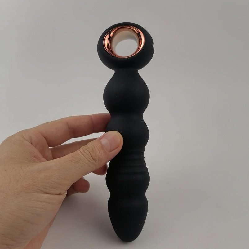 Waterdichte Siliconen Anal Beads Buttplug Vibrator – Uitschuifbaar BDSM Bondage Speeltje voor Hem en Haar - Afbeelding 10