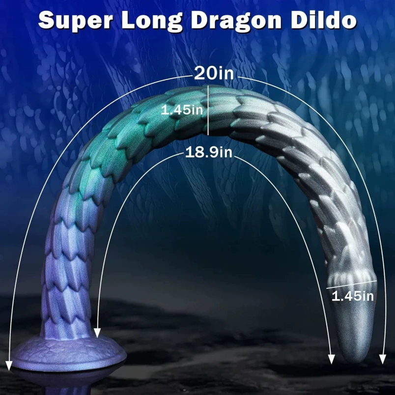 Fantasie Tentakel Dragon Dildoe Buttplug met Zuignap – Verloopblauw Siliconen Expansiespeeltje voor Anale en Vaginale Stimulatie - Afbeelding 6