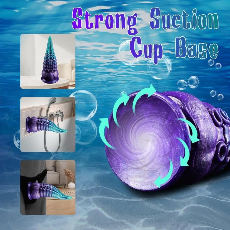Octopus Tentacle Buttplug Fantasy Dildo met Zuignap - Multi-Punt Stimulatie voor Anale en Vaginale Expansie - Afbeelding 10