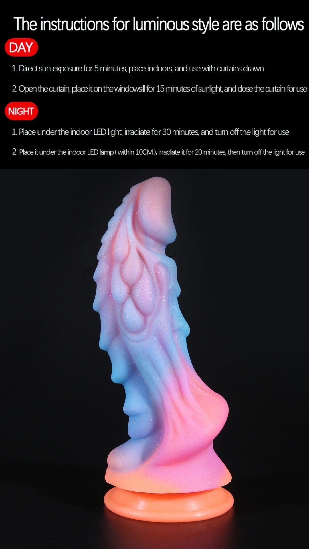 Siliconen Fantasie Dragon Dildo Gloeiende Qilin Butt Plug - Vrouwelijke Vagina Zuignap Masturbator - Afbeelding 6