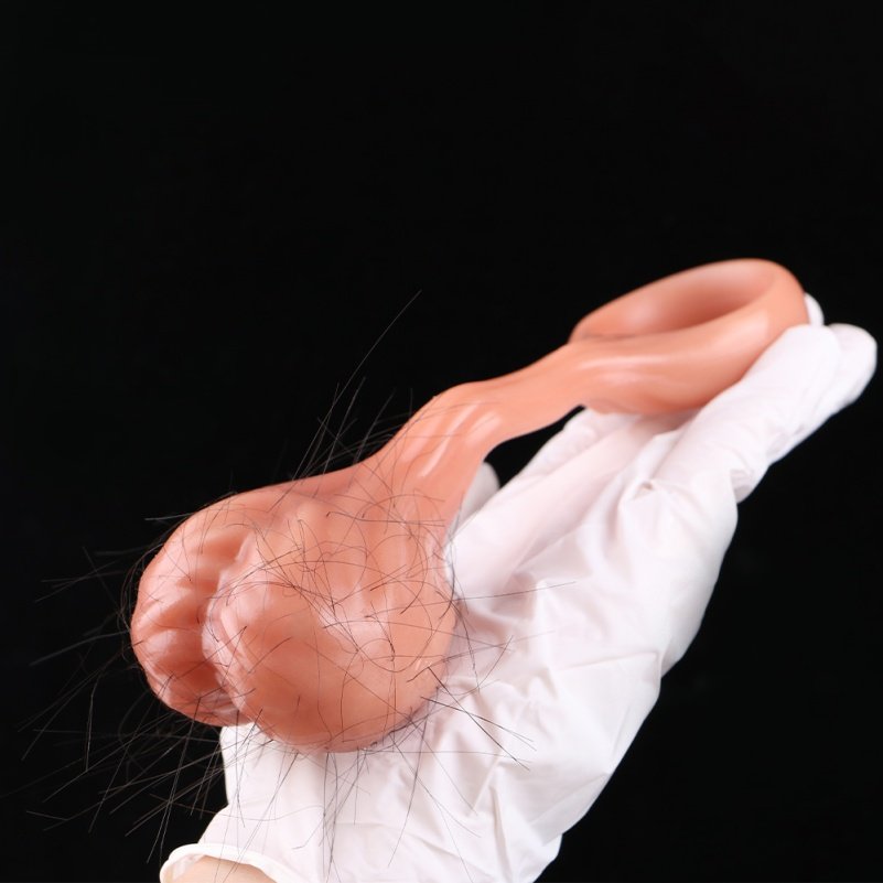 Fantasie Balvormige Siliconen Penisring voor Micropenis – Hulpmiddel ter Verbetering van Mannelijke ED-problemen(4.13 Inch) - Afbeelding 5