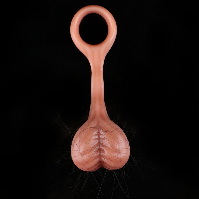 Fantasie Balvormige Siliconen Penisring voor Micropenis – Hulpmiddel ter Verbetering van Mannelijke ED-problemen(4.13 Inch) - Afbeelding 6
