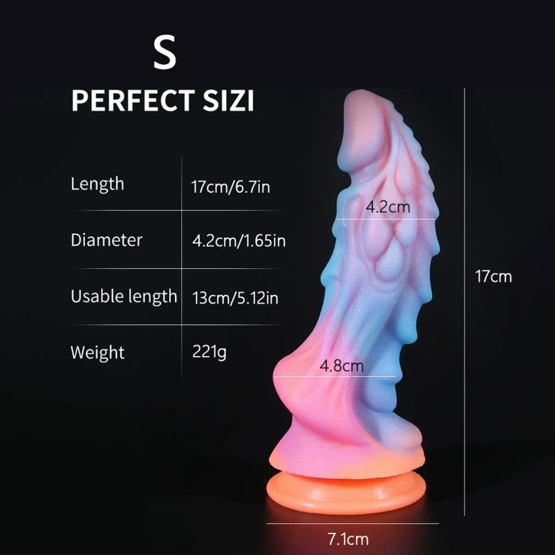 Siliconen Fantasie Dragon Dildo Gloeiende Qilin Butt Plug - Vrouwelijke Vagina Zuignap Masturbator - Afbeelding 8