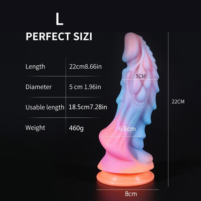 Siliconen Fantasie Dragon Dildo Gloeiende Qilin Butt Plug - Vrouwelijke Vagina Zuignap Masturbator - Afbeelding 7