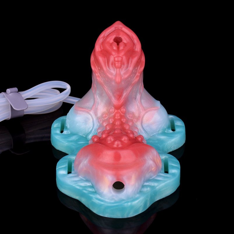 Strapon Fantasie Sex Grinders met Squirten Vibrator - Perfect voor Koppels en BDSM Stimulatie - Afbeelding 3