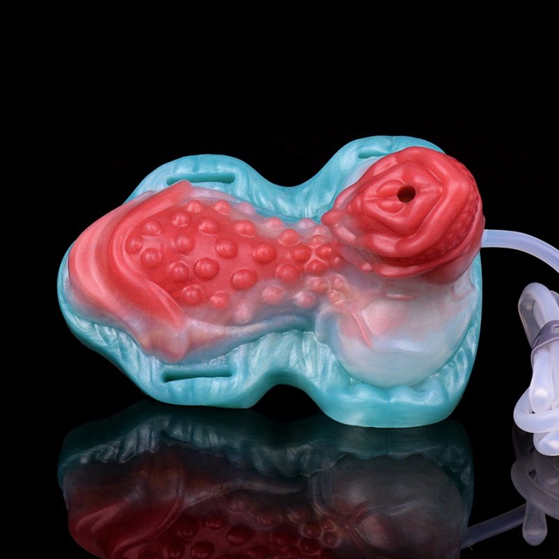 Strapon Fantasie Sex Grinders met Squirten Vibrator - Perfect voor Koppels en BDSM Stimulatie - Afbeelding 6