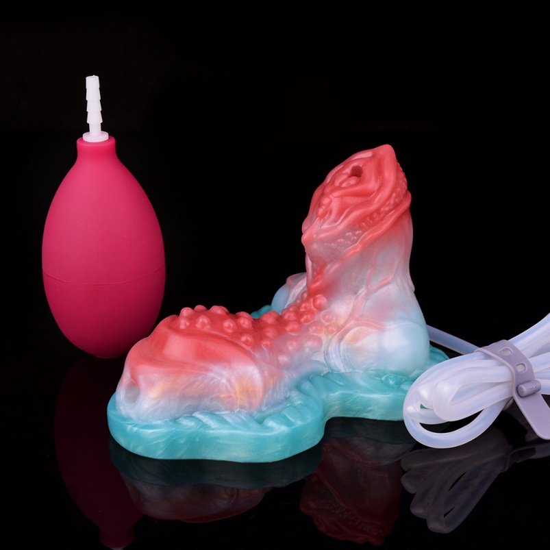 Strapon Fantasie Sex Grinders met Squirten Vibrator - Perfect voor Koppels en BDSM Stimulatie - Afbeelding 8